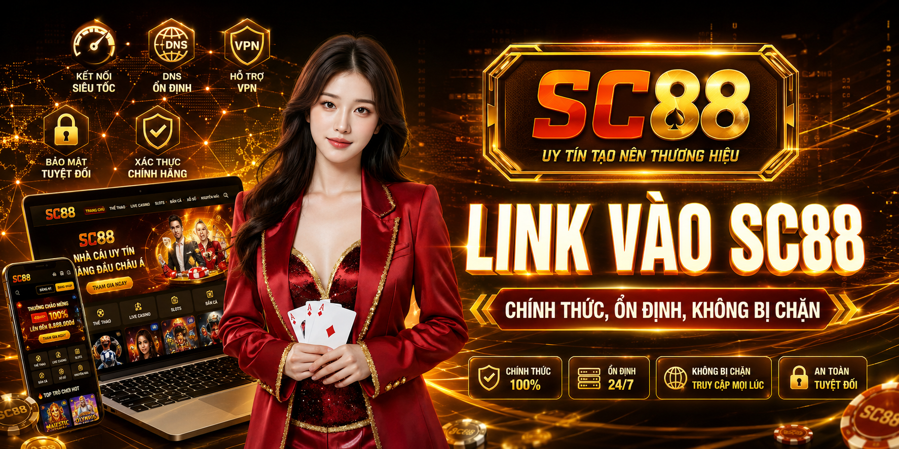 Truy cập đúng link SC88 chính thức giúp người chơi đăng nhập an toàn và ổn định