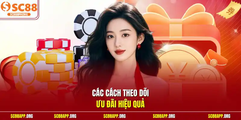 Các cách theo dõi ưu đãi hiệu quả