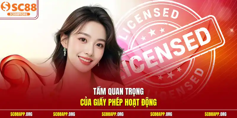 Tầm quan trọng của giấy phép hoạt động